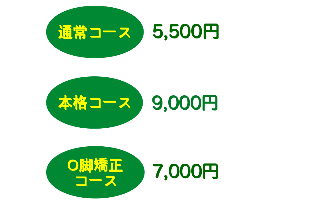 施術料金 施術料金